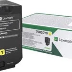 Lexmark 75B20Y0 Γνήσιο Toner Laser Εκτυπωτή Κίτρινο Return Program 10000 Σελίδων