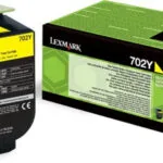Lexmark 702Y Γνήσιο Toner Laser Εκτυπωτή Κίτρινο Return Program 1000 Σελίδων 70C20Y0