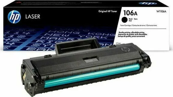 20201012110236_hp_106a_black_toner_w1106a HP 106A Γνήσιο Toner Laser Εκτυπωτή Μαύρο 1000 Σελίδων W1106A - Image 1