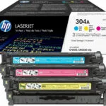 HP 304A Γνήσιο Multipack Toner Laser Εκτυπωτή Κυανό/Κίτρινο/Ματζέντα 3τμχ CF372AM