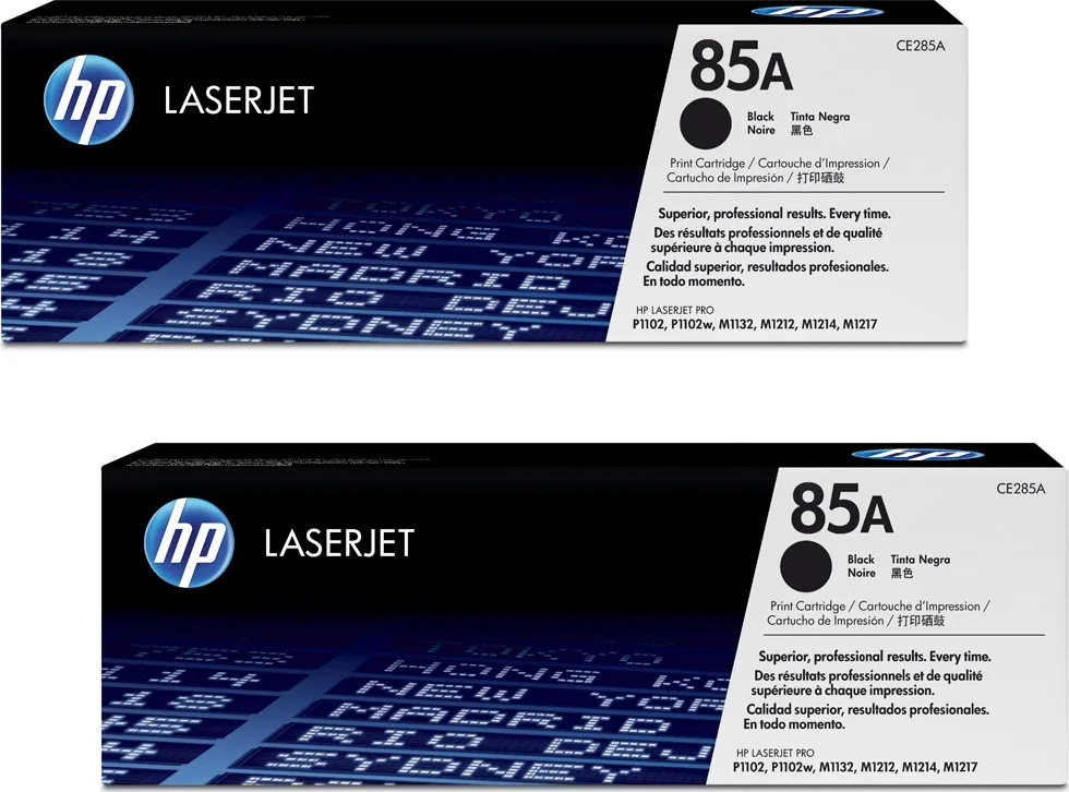 20201012133128_hp_85a_black_2_pack_toner_ce285ad HP 85A Γνήσιο Multipack Toner Laser Εκτυπωτή Μαύρο 2τμχ CE285AD - Image 1