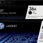 HP 36A Γνήσιο Multipack Toner Laser Εκτυπωτή Μαύρο 2τμχ CB436AD