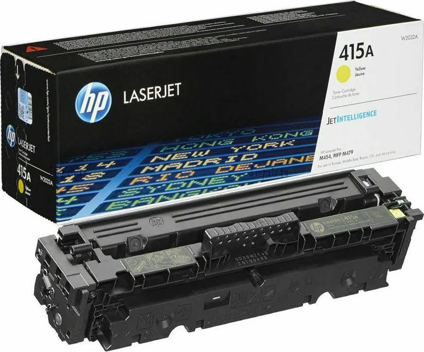 20201012151631_hp_415a_yellow_toner_w2032a HP 415A Γνήσιο Toner Laser Εκτυπωτή Κίτρινο 2100 Σελίδων W2032A - Image 1