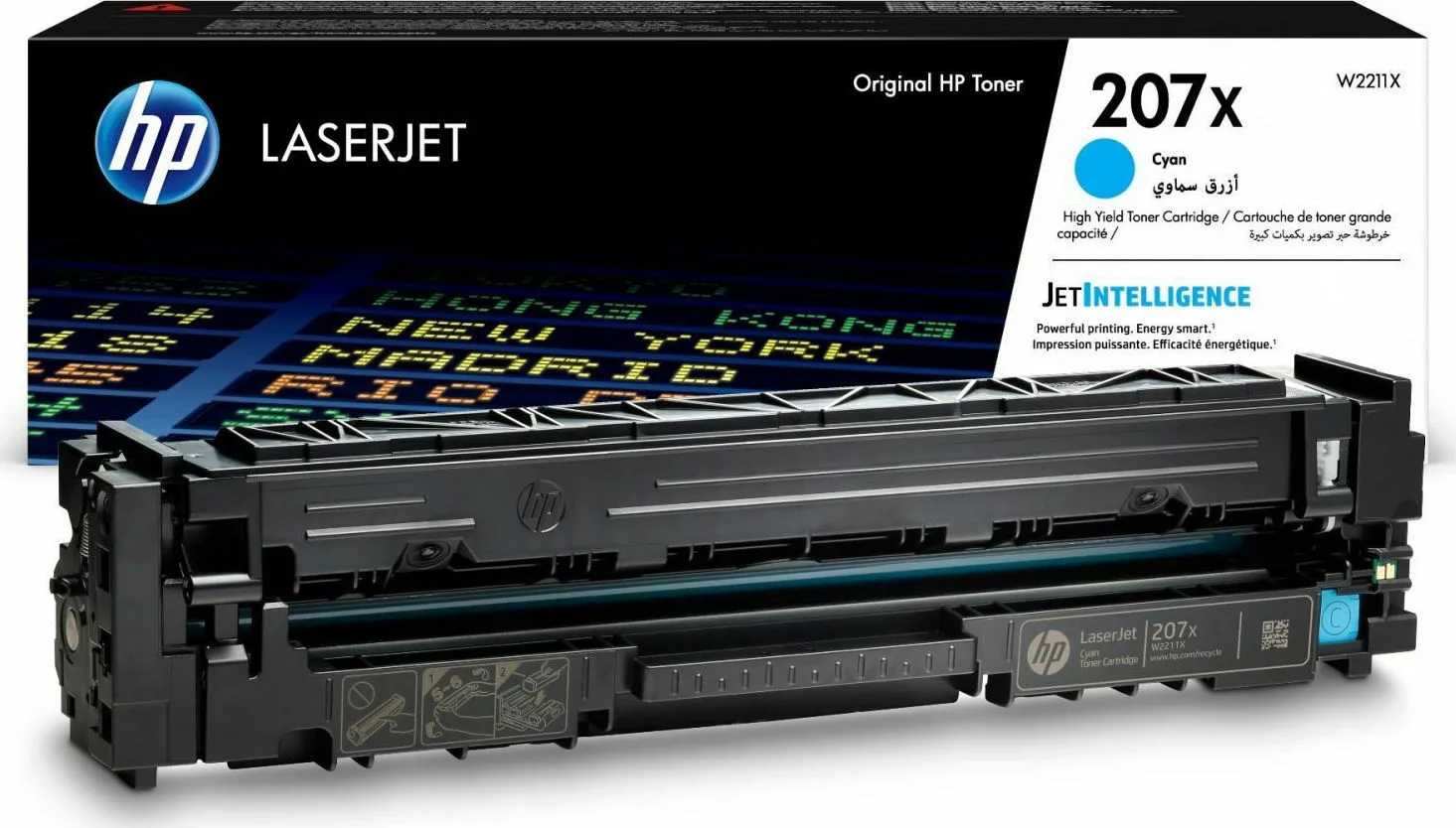 20201012155956_hp_207x_high_yield_cyan_toner_w2211x HP 207X Γνήσιο Toner Laser Εκτυπωτή Κυανό High Yield 2450 Σελίδων (W2211X) - Image 1