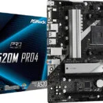 ASRock A520M Pro4 Motherboard Micro ATX με AMD AM4 Socket 90-MXBDU0-A0UAYZ