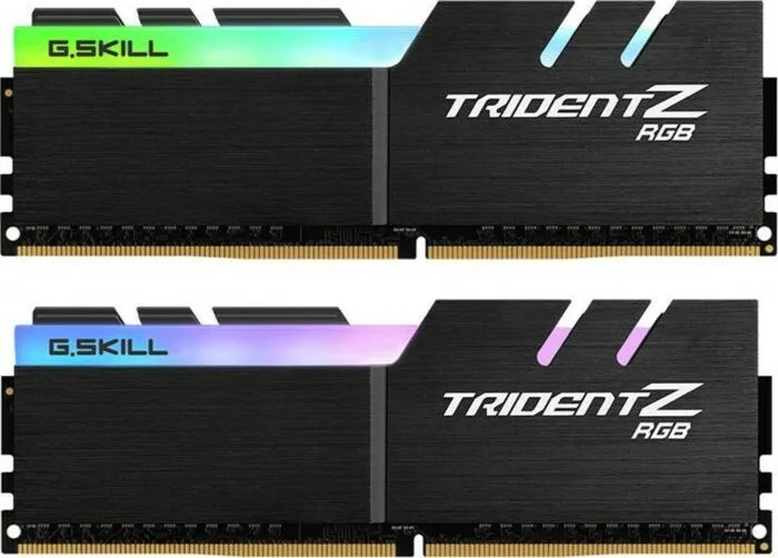 G.Skill Trident Z RGB DDR4 32GB RAM με 2x16GB Modules και Ταχύτητα 3200 για Desktop F4-3200C16D-32GTZR - Image 1