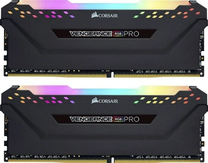 Corsair Vengeance RGB Pro DDR4 16GB RAM με 2x8GB Modules και Ταχύτητα 3600 για Desktop CMW16GX4M2Z3600C18 - Image 1