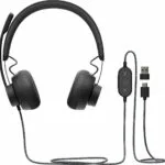 Logitech Zone Wired UC On Ear Multimedia Ακουστικά με μικροφωνο και σύνδεση USB
