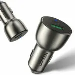 Ugreen CD213 Φορτιστής Αυτοκινήτου 3A Γρήγορης Φόρτισης με μία Θύρα: 1xUSB Γκρι Χρώμα 60980