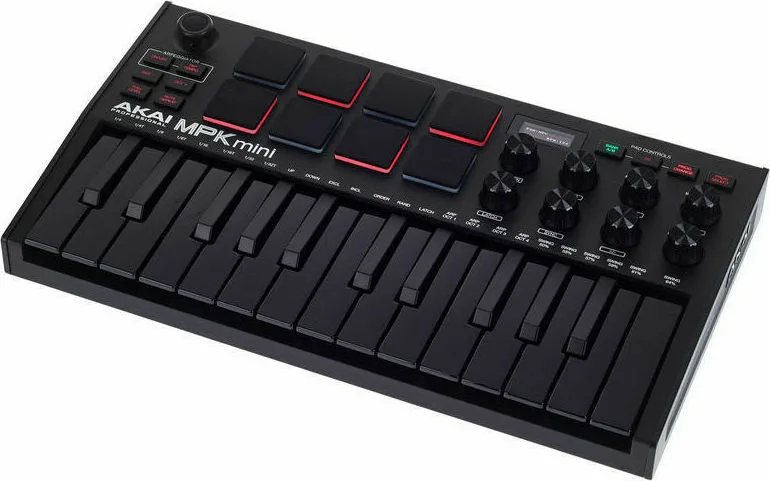 20201019113831_6e848dad Akai Midi Keyboard MPK Mini MK3 με 25 Πλήκτρα Μαύρο All Black Keys - Image 1