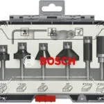 Bosch Σετ Φρέζες Καρβιδίου για Διαμόρφωση Ακμών σε Ξύλο 6mm 6τμχ