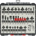 Bosch Σετ Φρέζες για Ξύλο  Δομικά Υλικά 8mm 30τμχ