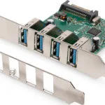 Digitus Κάρτα PCIe σε 4 θύρες USB 3.0 (DS-30221-1)