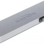 DeLock Docking Station με Διπλό USB-C HDMI 4K PD Γκρι (87753)