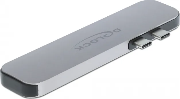 20201023150823_593e5c50 DeLock Docking Station με Διπλό USB-C HDMI 4K PD Γκρι (87753) - Image 1