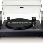 Lenco LS-300 LEN-LS300BLA Πικάπ με Belt Drive, Προενίσχυση και Ενσωματωμένα Ηχεία Μαύρο