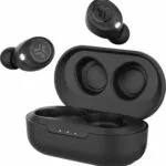Jlab JBuds Air Bluetooth Handsfree Ακουστικά με Αντοχή στον Ιδρώτα και Θήκη Φόρτισης Μαύρα