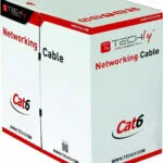 Techly U/UTP Cat.6 Καλώδιο Δικτύου Ethernet χωρίς ακροδέκτες 305m Μπλε 1τμχ ITP6-CCA-305-BL