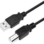 LogiLink USB 2.0 Cable USB-A male - USB-B male Μαύρο 2m (CU0007B)