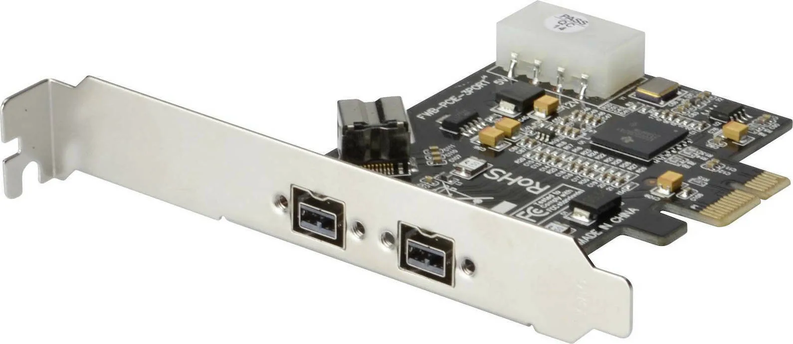 Digitus Κάρτα PCIe σε 2 εξωτερικές θύρες Firewire 800 και 1 εσωτερική (DS-30203-2) - Image 1