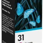 HP 31 Γνήσιο Μελάνι Εκτυπωτή InkJet Ματζέντα (1VU27AE)