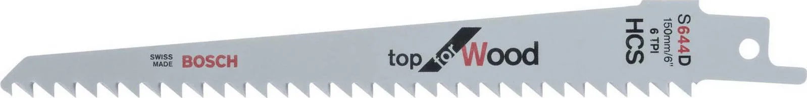 Bosch Σπαθόλαμες S 644 D Top for Wood Λάμες για Ξύλο 25τμχ - Image 1