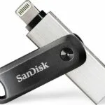 Sandisk iXpand 64GB USB 3.1 Stick με σύνδεση Lightning & USB-A Μαύρο