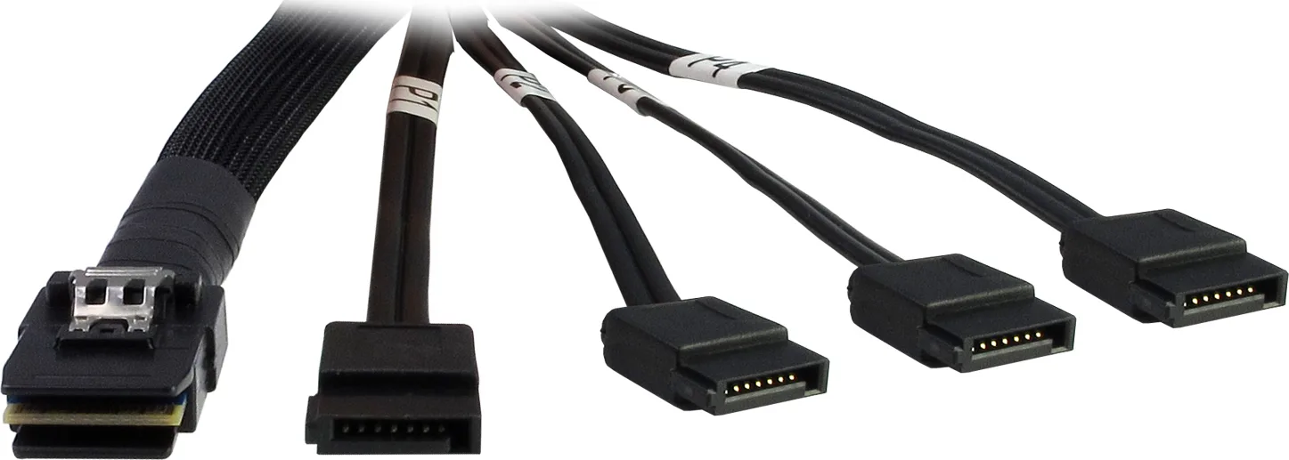 Inter-Tech SAS - SAS Cable 0.65cm Μαύρο (88885237) - Image 1