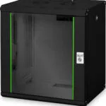 Digitus Unique Επιτοίχια Καμπίνα Rack 12U 60x45x45cm Μαύρο 12-U-SW