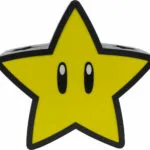 Paladone Led Παιδικό Φωτιστικό Projector Super Mario Bros Super Star με Προβολή Αστεριών Κίτρινο 25.5εκ. PP5100NN