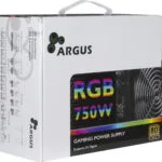 Inter-Tech Argus RGB-750W CM II 750W Μαύρο Τροφοδοτικό Υπολογιστή Semi Modular 80 Plus Gold