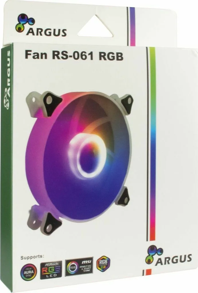 20201127173737_5a402b8b Argus RS-061 RGB Case Fan 120mm με Σύνδεση 4-Pin PWM Λευκό - Image 1