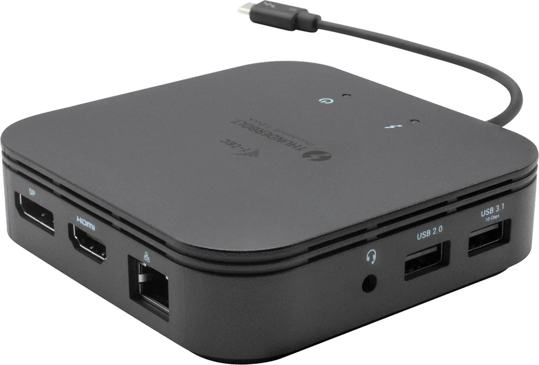 20201202135852_i_tec_travel_dock_dual_4k_display_power_delivery_60w i-tec USB-C Docking Station με HDMI/DisplayPort 4K PD Ethernet Μαύρο (TB3TRAVELDOCKPD) - Image 1