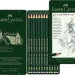 Faber-Castell 9000 Σετ 12 Μολύβια Πράσινα 119065