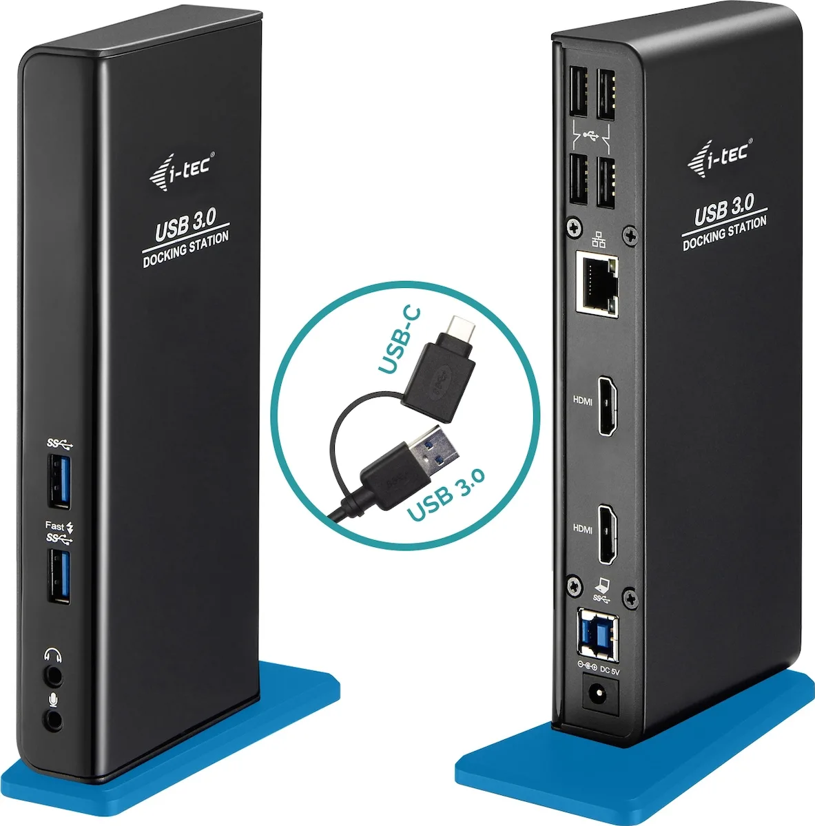20201208105120_i_tec_usb_3_2_gen_1_type_a_hdmi_docking_station i-tec USB 3.2 Gen 1 - Type-A & HDMI Docking Station - Image 1