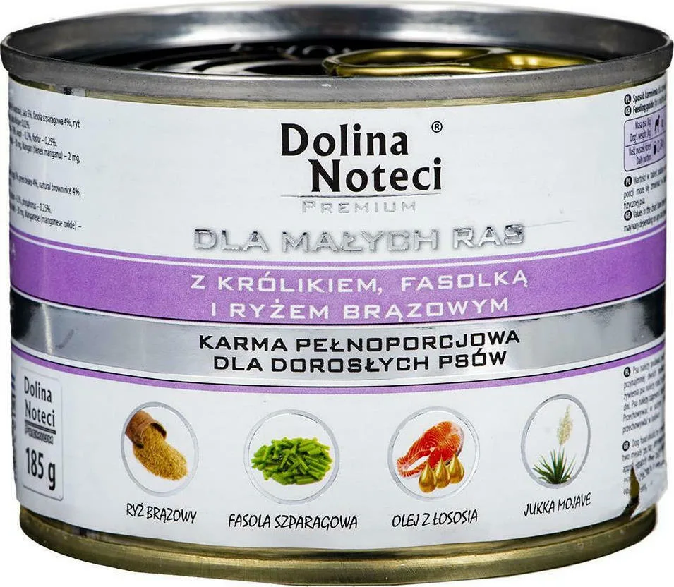 20201211103012_dolina_noteci_premium_adult_kouneli_185gr Dolina Noteci Premium Υγρή Τροφή Σκύλων σε Κονσέρβα με Κουνέλι χωρίς Γλουτένη 185gr - Image 1
