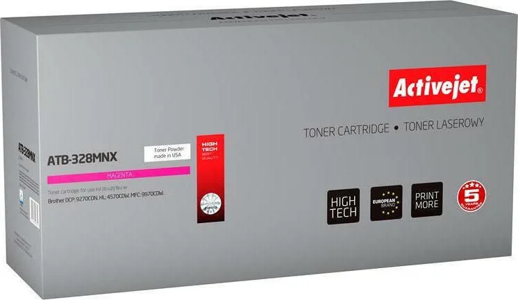 20201211115205_active_jet_symvato_toner_brother_tn_328m_magenta Active Jet Συμβατό Toner για Laser Εκτυπωτή Brother TN-328M 6000 Σελίδων Ματζέντα (ATB-328MNX) - Image 1