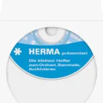 Herma Φάκελος για 1 Δίσκο με Διάφανη Πρόσοψη σε Λευκό Χρώμα 1140 100τμχ