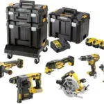 Dewalt DCK685P3T Σετ Δισκοπρίονο, Δραπανοκατσάβιδο, Παλμικό Κατσαβίδι, Σέγα & Φακός Brushless 18V με 3 Μπαταρίες 5Ah και Θήκη