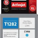 Active Jet Συμβατό Μελάνι Εκτυπωτή InkJet Epson T1282 13ml Κυανό 1τμχ AE-1282N
