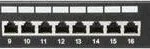 Lanberg Patch Panel Shielded για Rack 1U 19" 24 Θυρών cat6 Μαύρο PPS6-1024-B