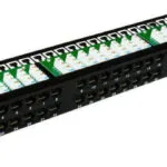 A-LAN Patch Panel για Rack 1U 19" 48 Θυρών cat5e Μαύρο PK030