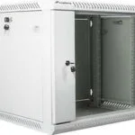 Lanberg Επιτοίχια Καμπίνα Rack 9U 60x60x51.23cm Γκρι WF01-6609-10S