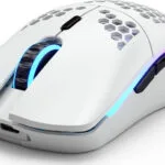 Glorious PC Gaming Race Model O Ασύρματο RGB Gaming Ποντίκι 19000 DPI Λευκό