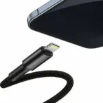 Baseus High Density Braided USB-C to Lightning Cable 20W Μαύρο 2m (CATLGD-A01)