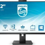 Philips P Line 326P1H IPS Monitor 31.5" QHD 2560x1440 με Χρόνο Απόκρισης 4ms GTG