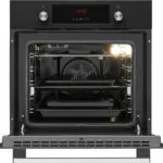 Amica EB7541DB Fine Φούρνος άνω Πάγκου 65lt Π59.5εκ. Μαύρος