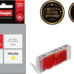 Active Jet Συμβατό Μελάνι Εκτυπωτή InkJet Canon CLI-571Y XL 12ml Κίτρινο 1τμχ ACC-571YNX