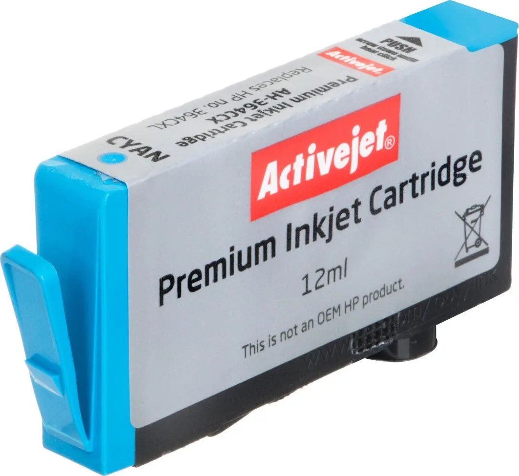 20210104141254_b8d46d9d Active Jet Συμβατό Μελάνι Εκτυπωτή InkJet HP 364XL CB323EE 12ml Κυανό 1τμχ AH-364CCX - Image 1
