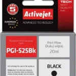Active Jet Συμβατό Μελάνι Εκτυπωτή InkJet Canon PGI-525BK 20ml Μαύρο 1τμχ ACC-525BN